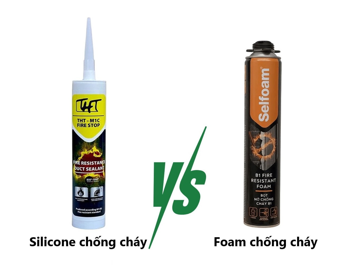 So sánh keo chống cháy silicone và foam: Loại nào phù hợp cho công trình của bạn?