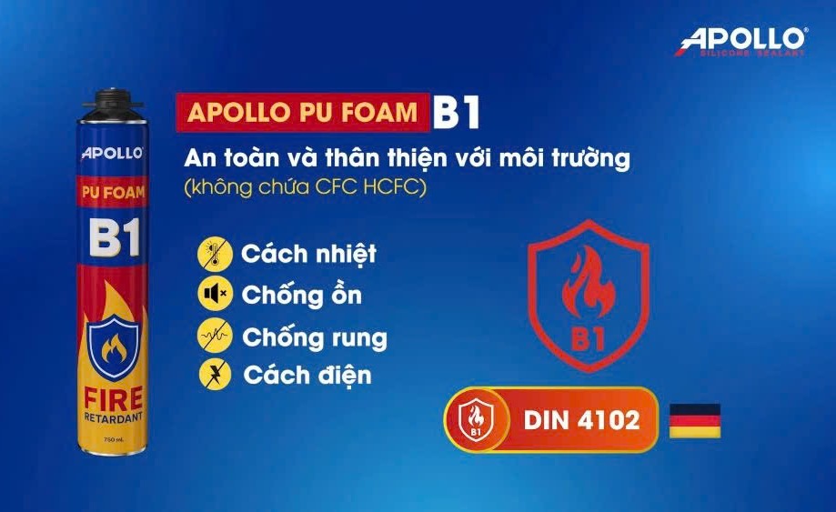 TOP 3 keo bọt nở chống cháy tốt và thông dụng nhất
