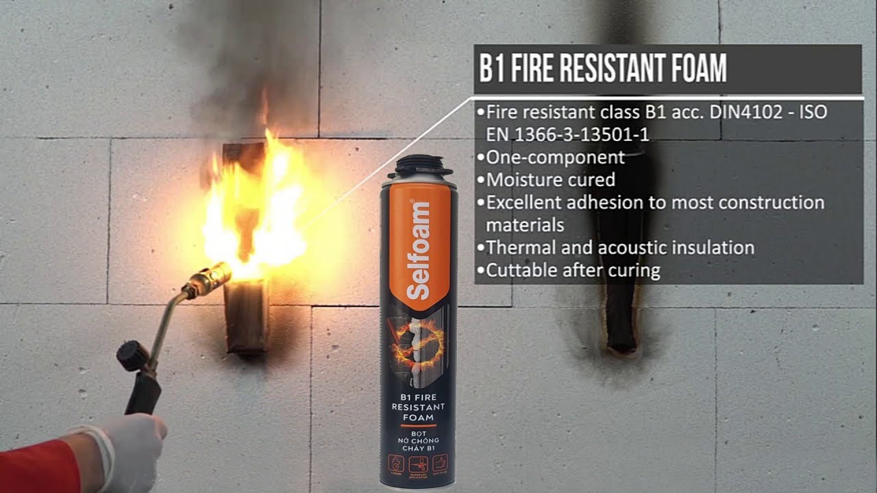 20 ứng dụng của keo bọt nở foam chống cháy Selfoam B1