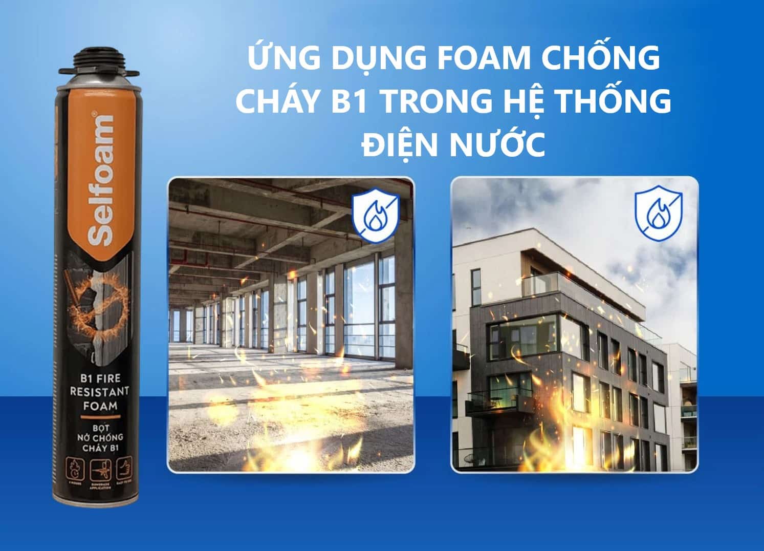 Ứng Dụng Foam Chống Cháy B1 Trong Hệ Thống Điện, Nước, PCCC Cho Công Trình 2026