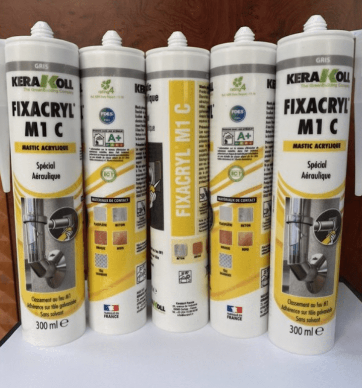 keo silicone chống cháy fixacryl M1C