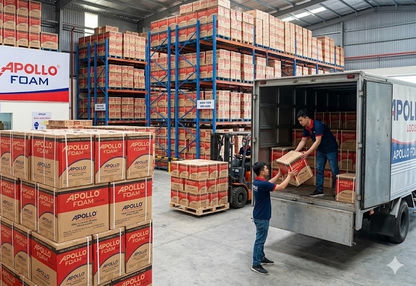 Đơn vị cung cấp keo Apollo foam uy tín nhất cho nhà thầu