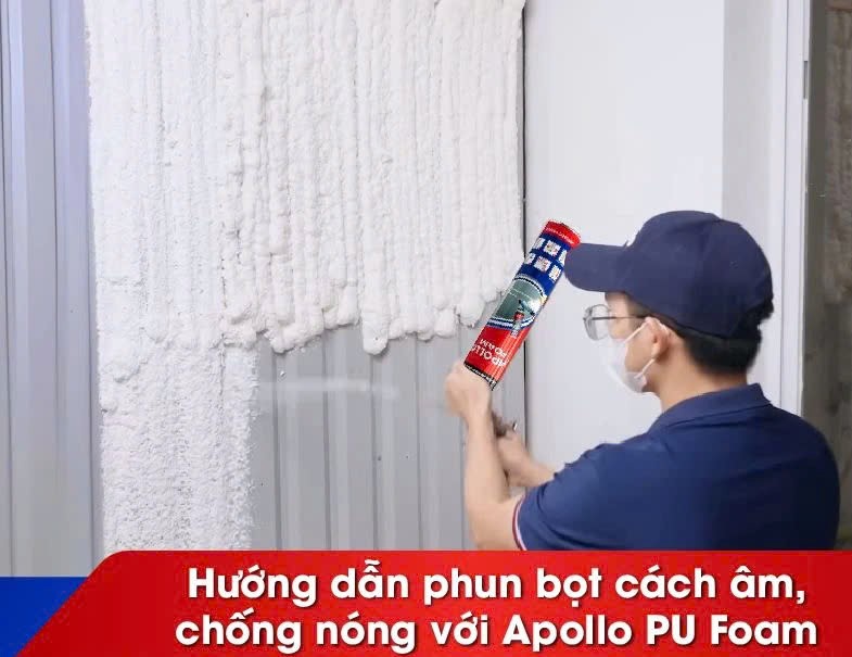 Keo Apollo foam làm chống nóng và cách âm