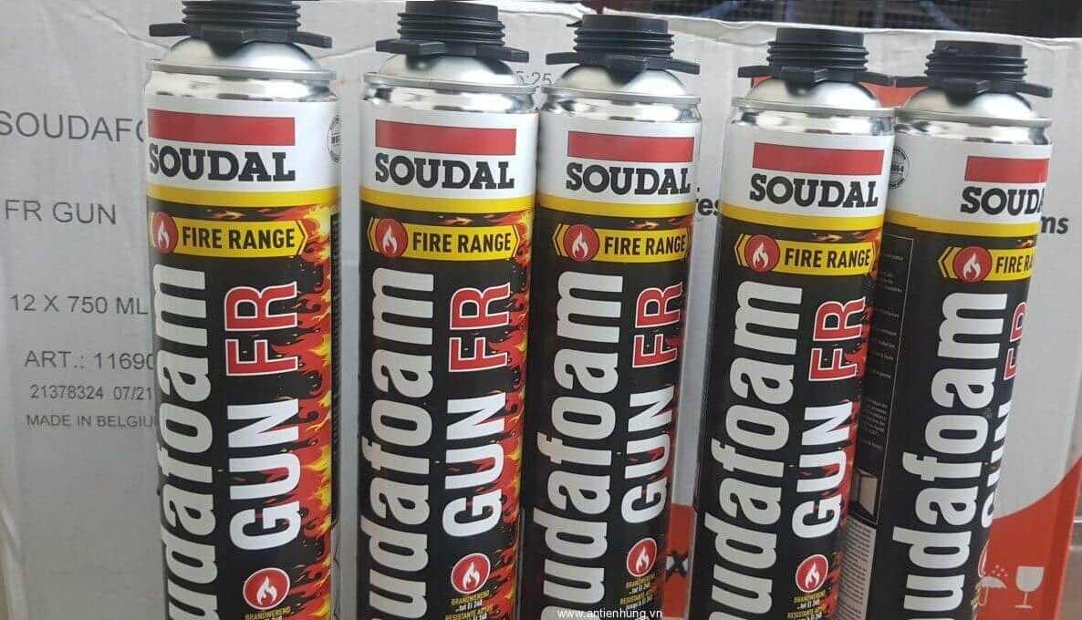 keo foam chống cháy Soudafoam FR GUN 750ml