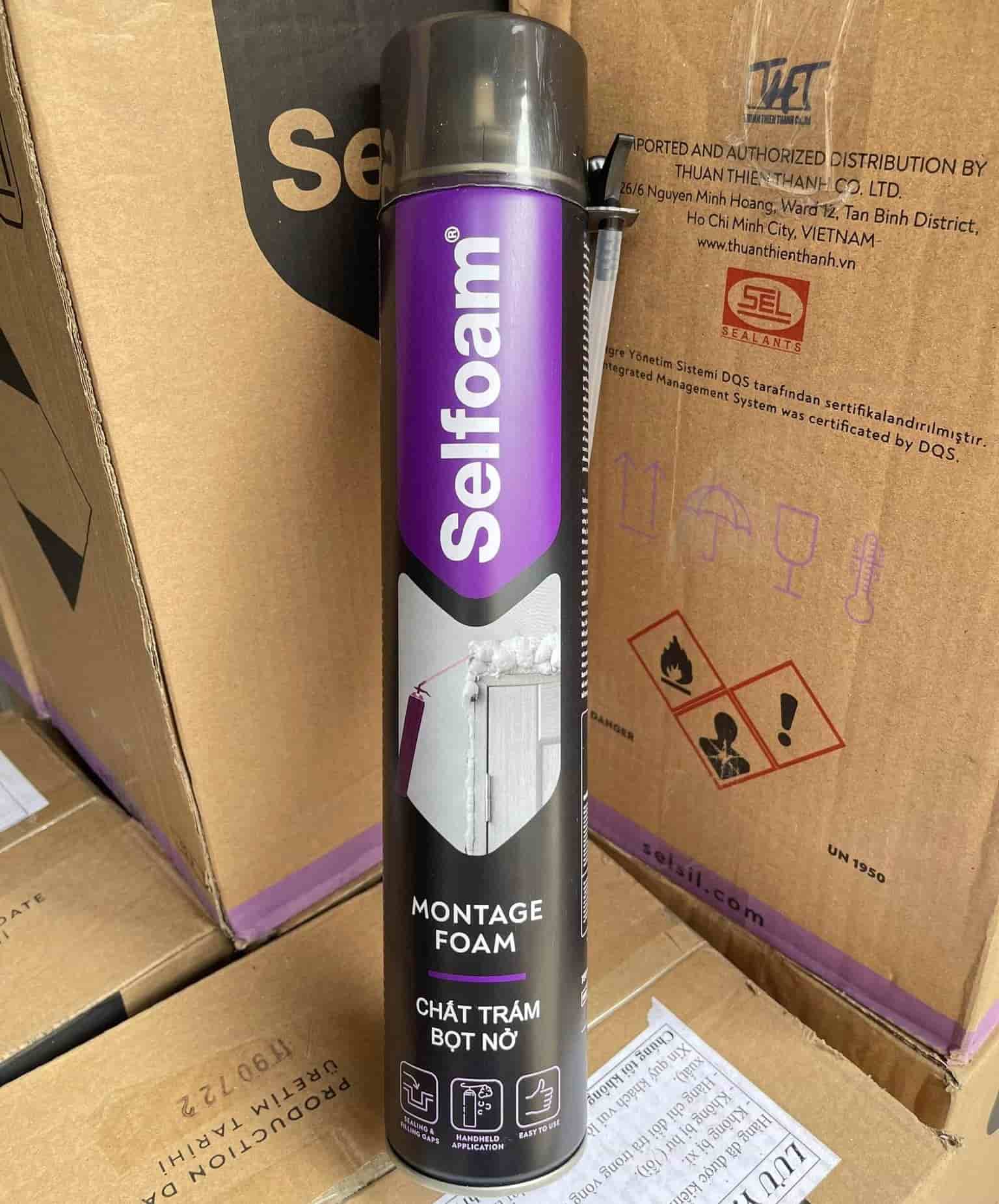 Keo bọt nở Selfoam Polyurethane 640ml