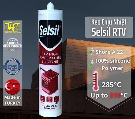 Mua keo silicone chịu nhiệt Selsil chính hãng
