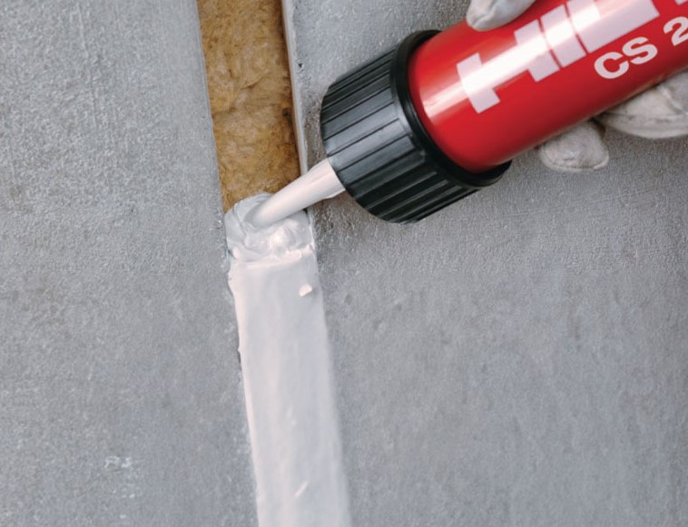 Sử dụng keo silicone chống cháy Hilti CP606