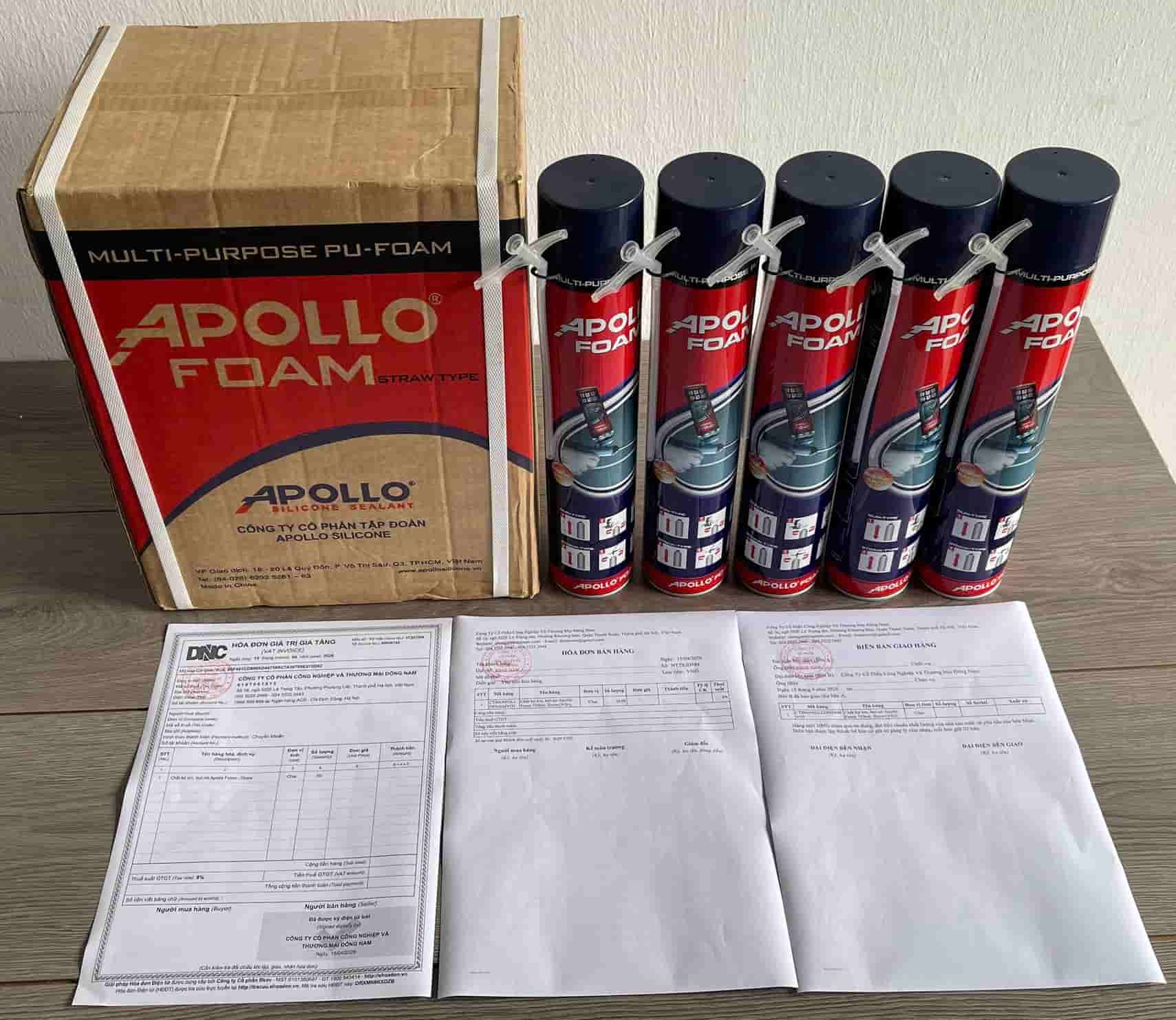 Silicone đông nam là nhà cungc cấp keo apollo foam uy tín cho các nhà thầu