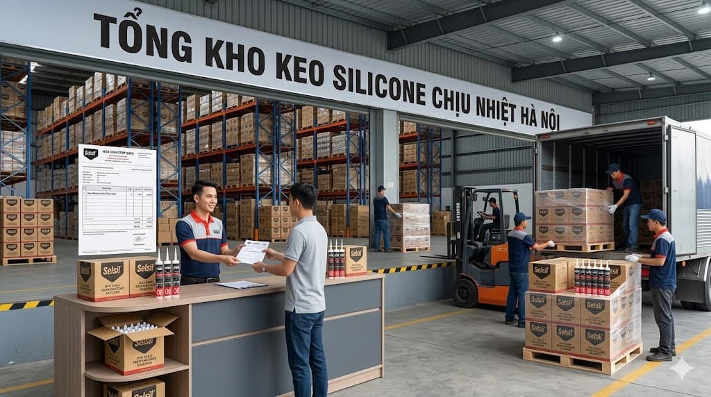 Tổng kho silicone chịu nhiệt khu vực hà nội và miền bắc có xuất hóa đơn vat