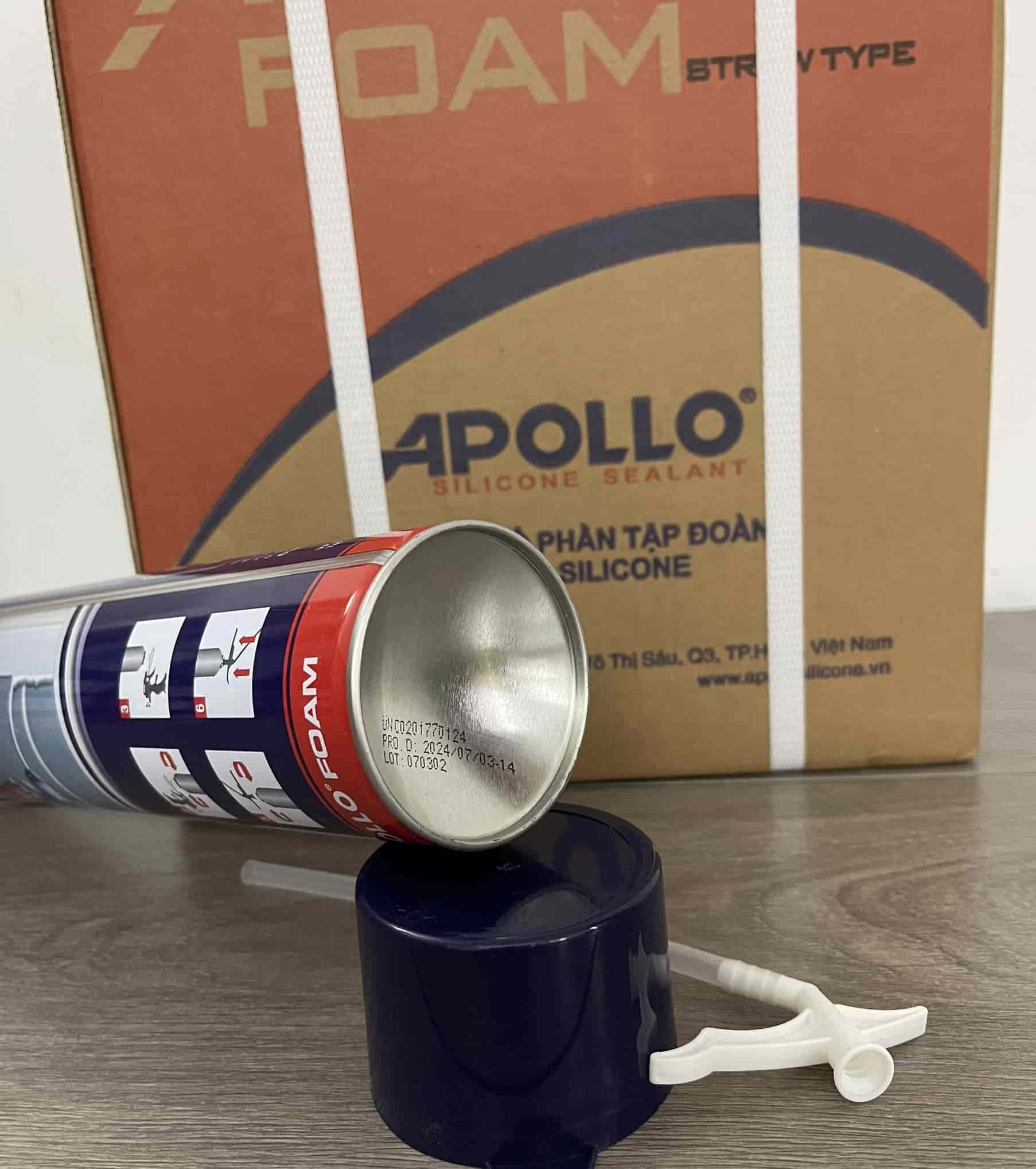 Keo bọt nở APOLLO FOAM 750ml