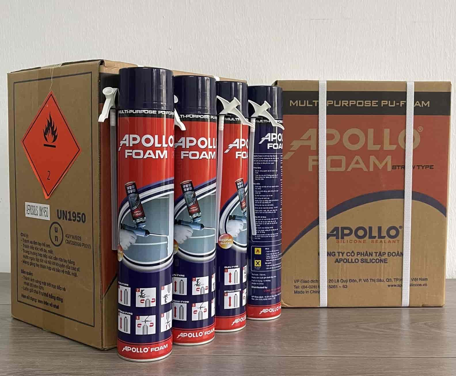 Keo bọt nở APOLLO FOAM 750ml