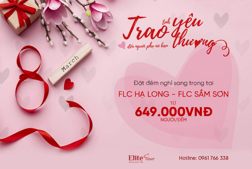 Ưu đãi đặt phòng FLC quốc tế phụ nữ