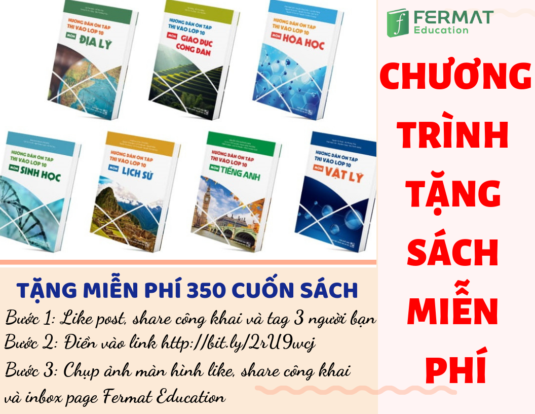 CHƯƠNG TRÌNH TẶNG 350 CUỐN SÁCH MIỄN PHÍ