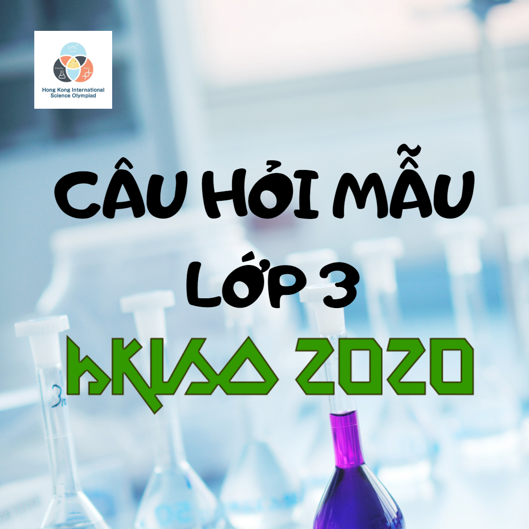 Câu hỏi MẪU lớp 3 Kỳ thi KHOA HỌC QUỐC TẾ HKISO 2020!!!