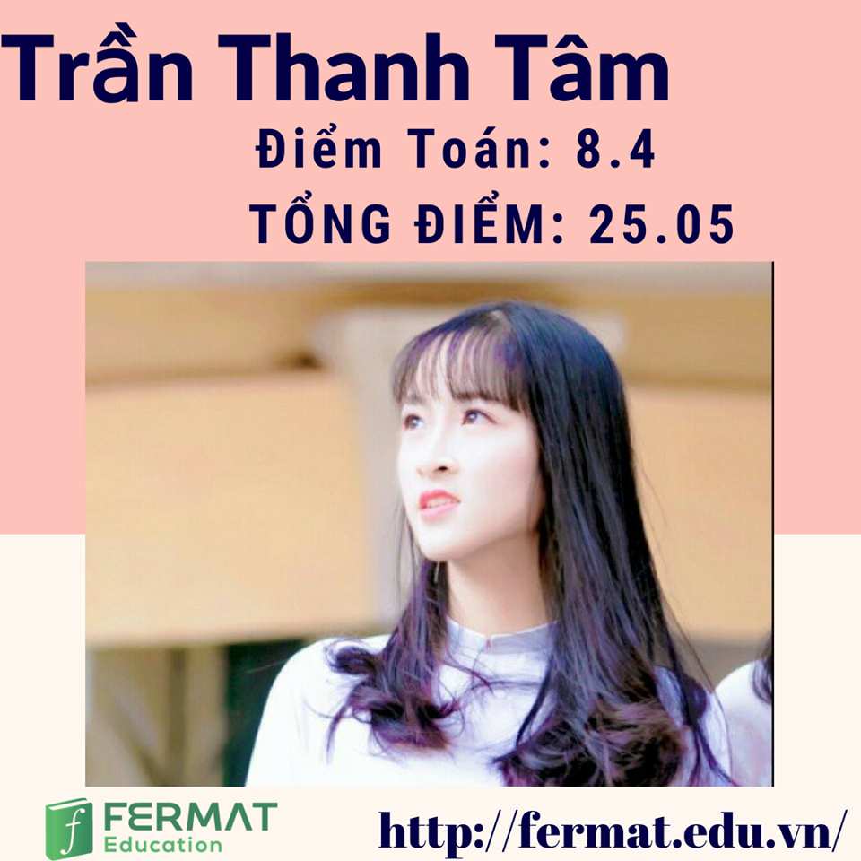 VINH DANH HỌC SINH - TRẦN THANH TÂM