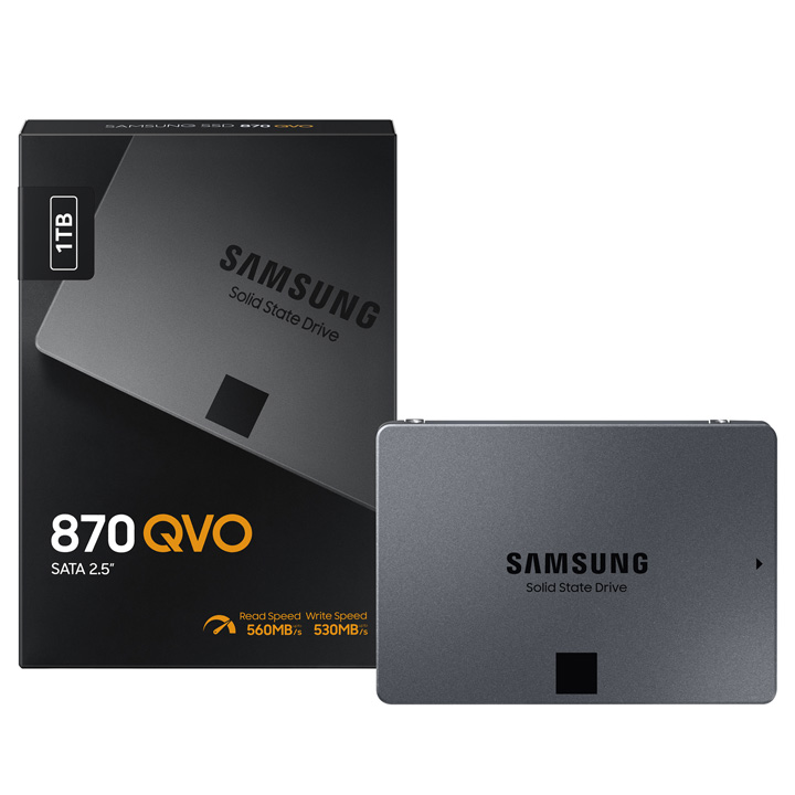 【新品】Samsung SATA 2.5inch SSD 870QVO 1TBNANDフラッシュ