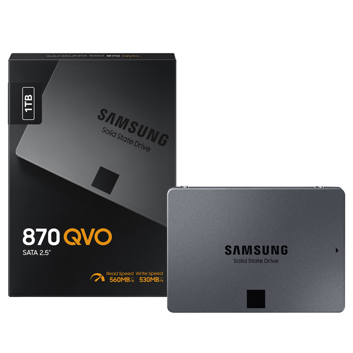 NANDフラッシュ【新品】Samsung SATA 2.5inch SSD 870QVO 1TB