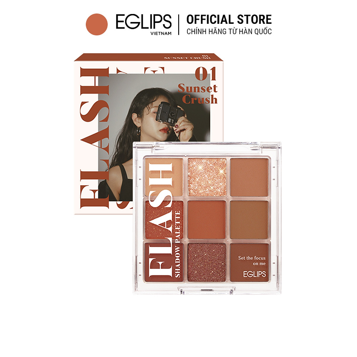 Bảng phấn mắt Eglips Flash Shadow Palette version 1 8.1g