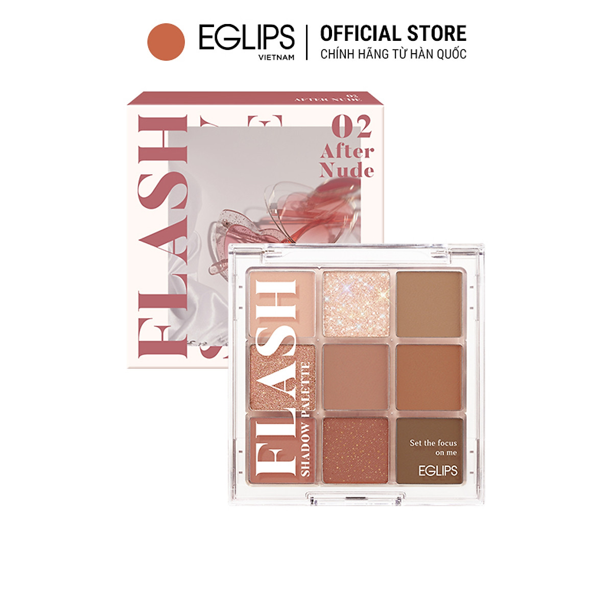 Bảng phấn mắt Eglips Flash Shadow Palette version 2 8.1g