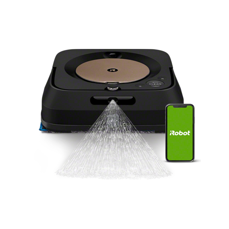 Robot hút bụi lau nhà Irobot Braava Jet M6 (Black - Gold)