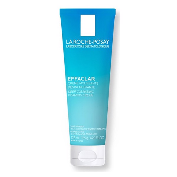 Sữa rửa mặt làm sạch sâu và se khít lỗ chân lông không gây khô da La Roche-Posay Effaclar 125ml