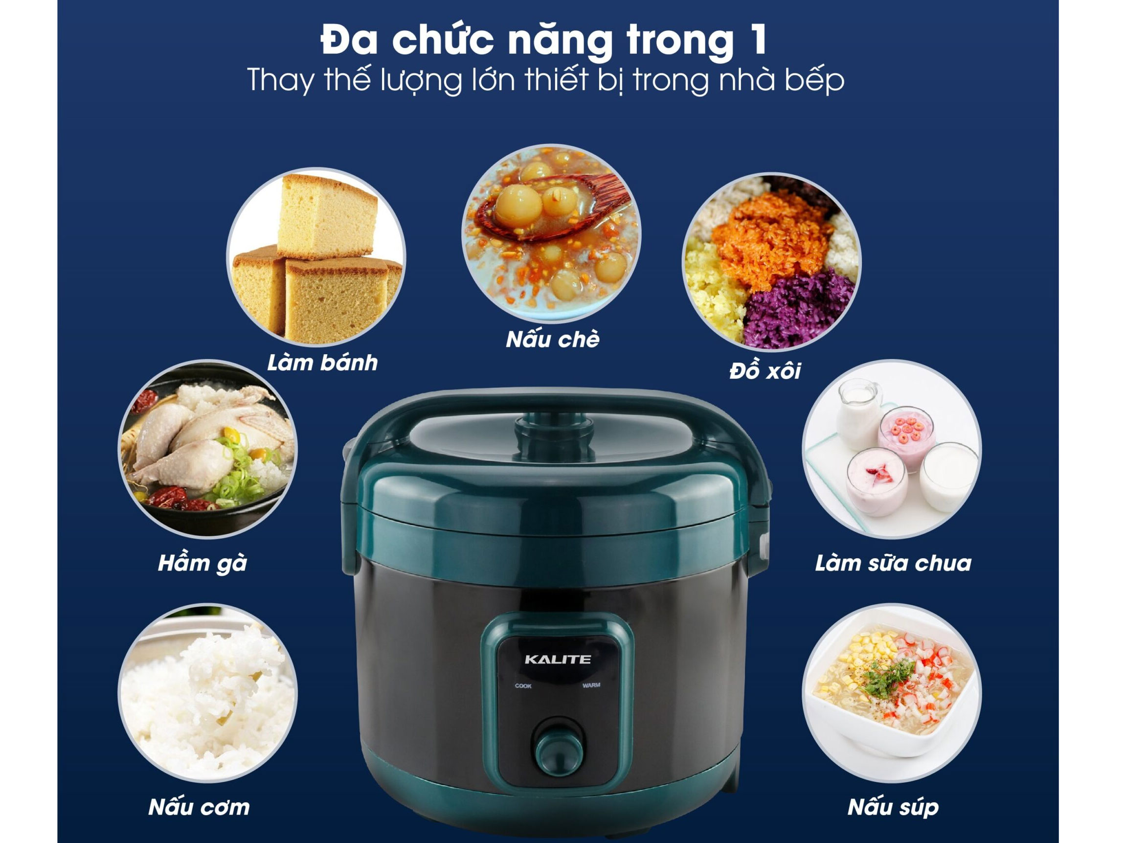 Nồi cơm điện Kalite KL-618