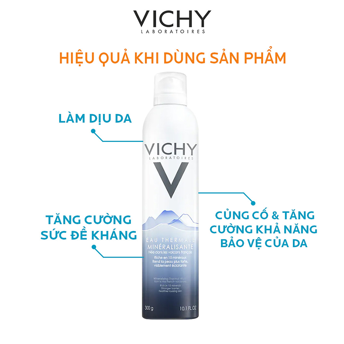 Nước xịt khoáng dưỡng da Vichy Mineralizing Thermal Water 50ml