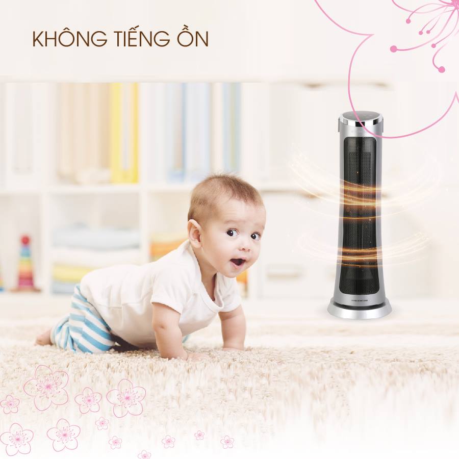 Máy sưởi gốm KoriHome EHK-102S