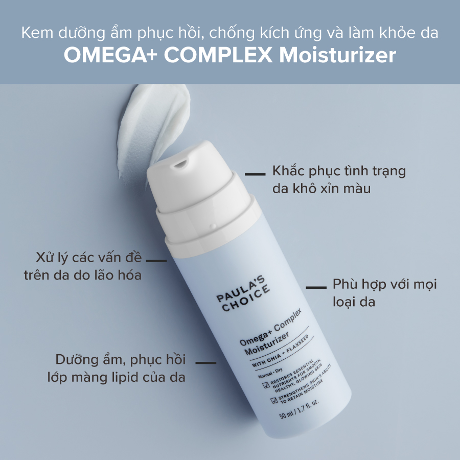 Kem dưỡng ẩm giàu Omega Paula's Choice Omega Complex Moisturizer - Full size 50ml