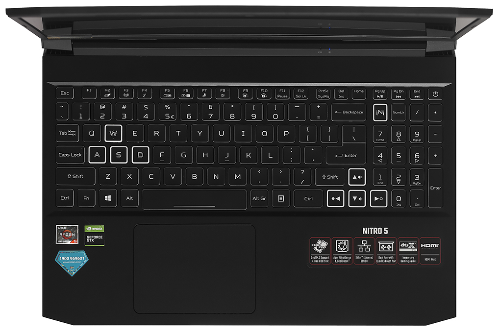 Laptop Acer Gaming Nitro 5 AN515-45-R6EV (NH.QBMSV.006) (Ryzen 5 5600H/8GB Ram/512GB SSD/GTX1650 4G/15.6 inch FHD 144Hz/Win 11/Đen)