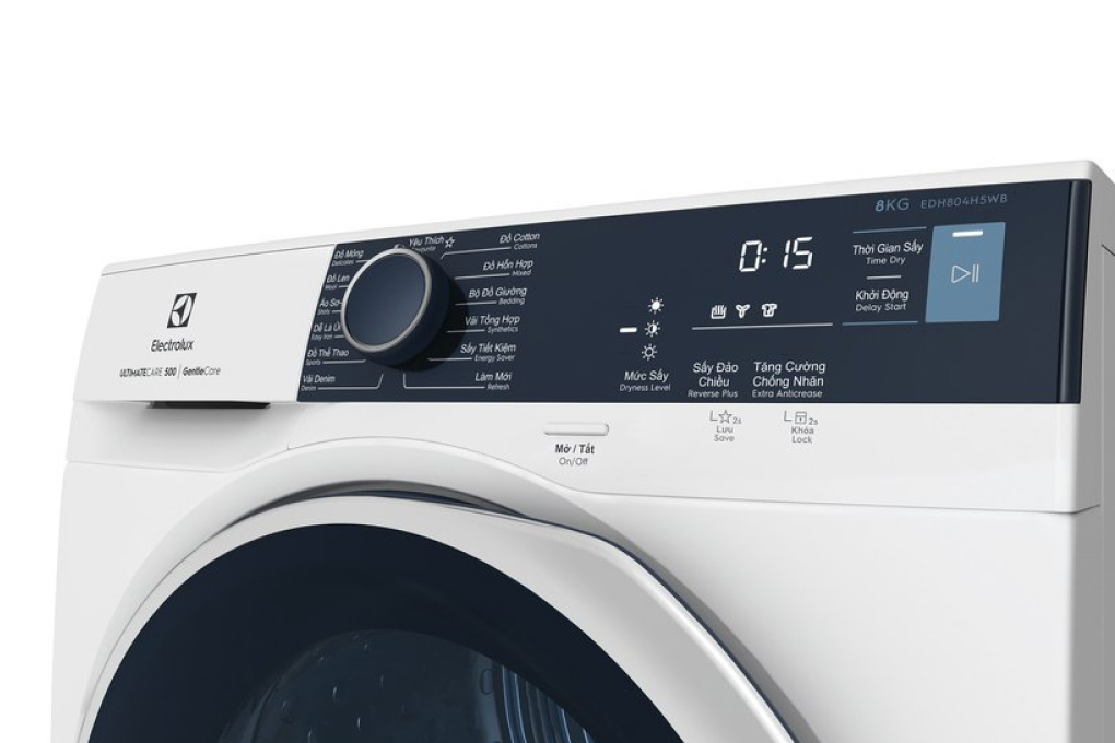 Máy sấy bơm nhiệt Electrolux 8 kg EDH804H5WB - Model 2022