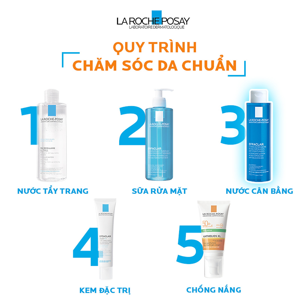 Nước cân bằng dành cho da dầu La Roche Posay Effaclar Astringent Lotion 200ml