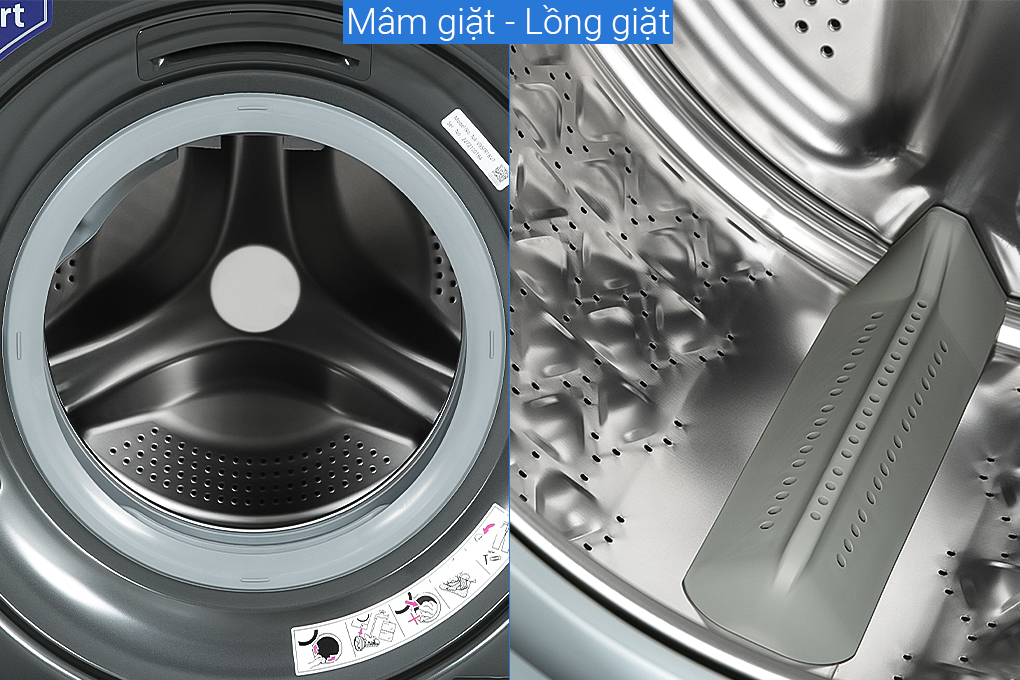 Máy giặt có sấy Panasonic Inverter Giặt 10.5 Kg - Sấy tiện ích 2 Kg NA-V105FR1BV