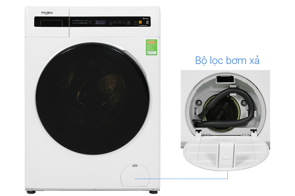 Máy giặt quần áo Whirlpool Inverter 10.5 Kg FWEB10502FW