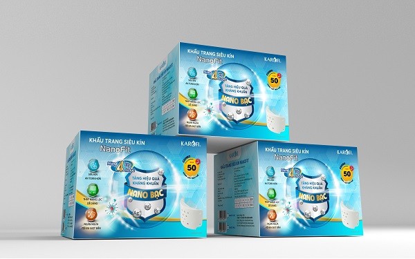 Khẩu trang siêu kín Karofi NANOFIT PLUS