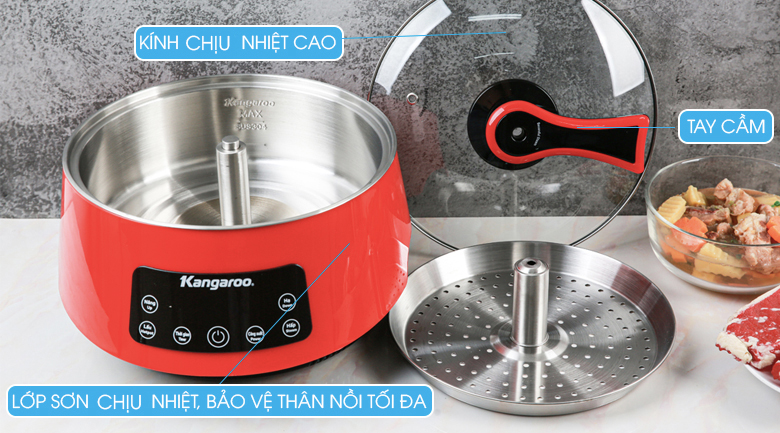 Lẩu điện thang máy Kangaroo KG278 (5 lít)