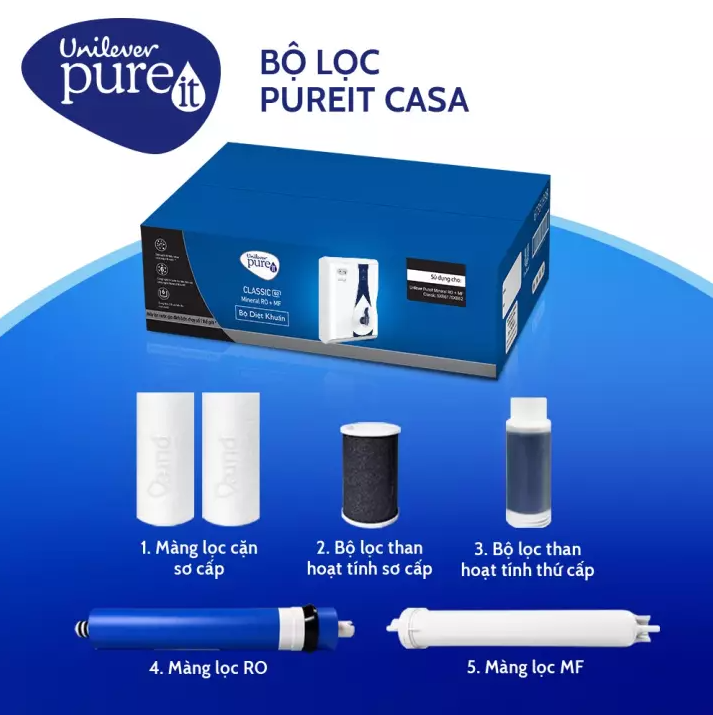 Bộ lọc máy lọc nước Pureit Casa