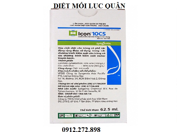 Bán thuốc diệt muỗi icon 10CS tại Hàm Nghi, Hà Nội.