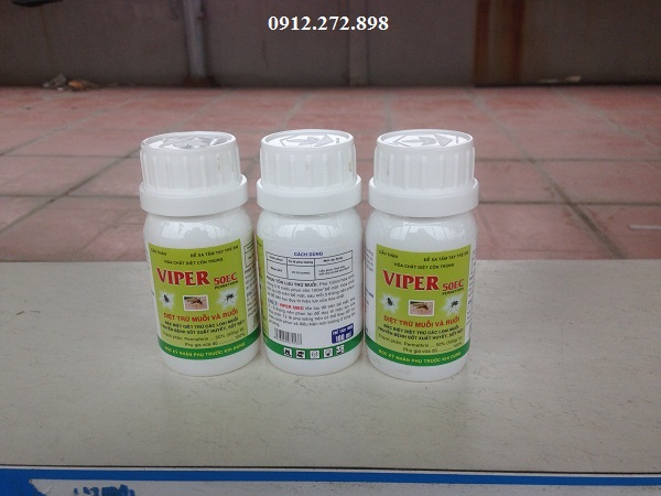 Bán thuốc diệt ruồi muỗi Viper 50EC