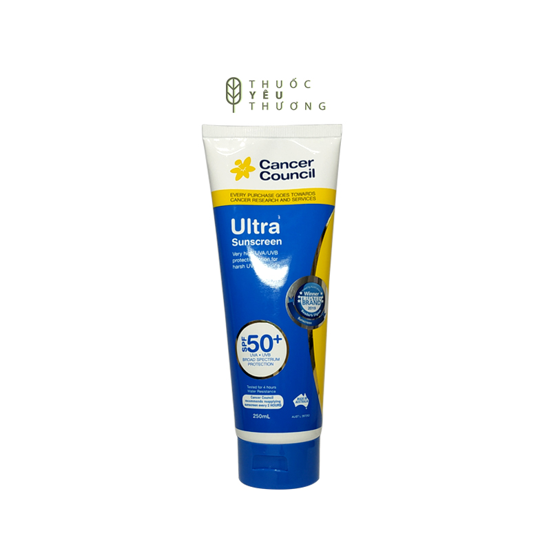 Kem chống nắng Cancer council Ultra Suncreen SPF50+ chính ...