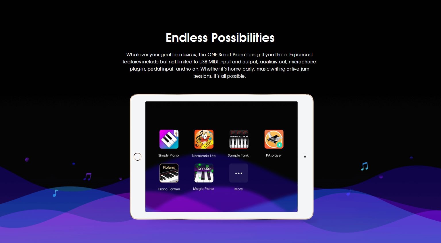 Đàn piano thông minh The ONE Smart Piano