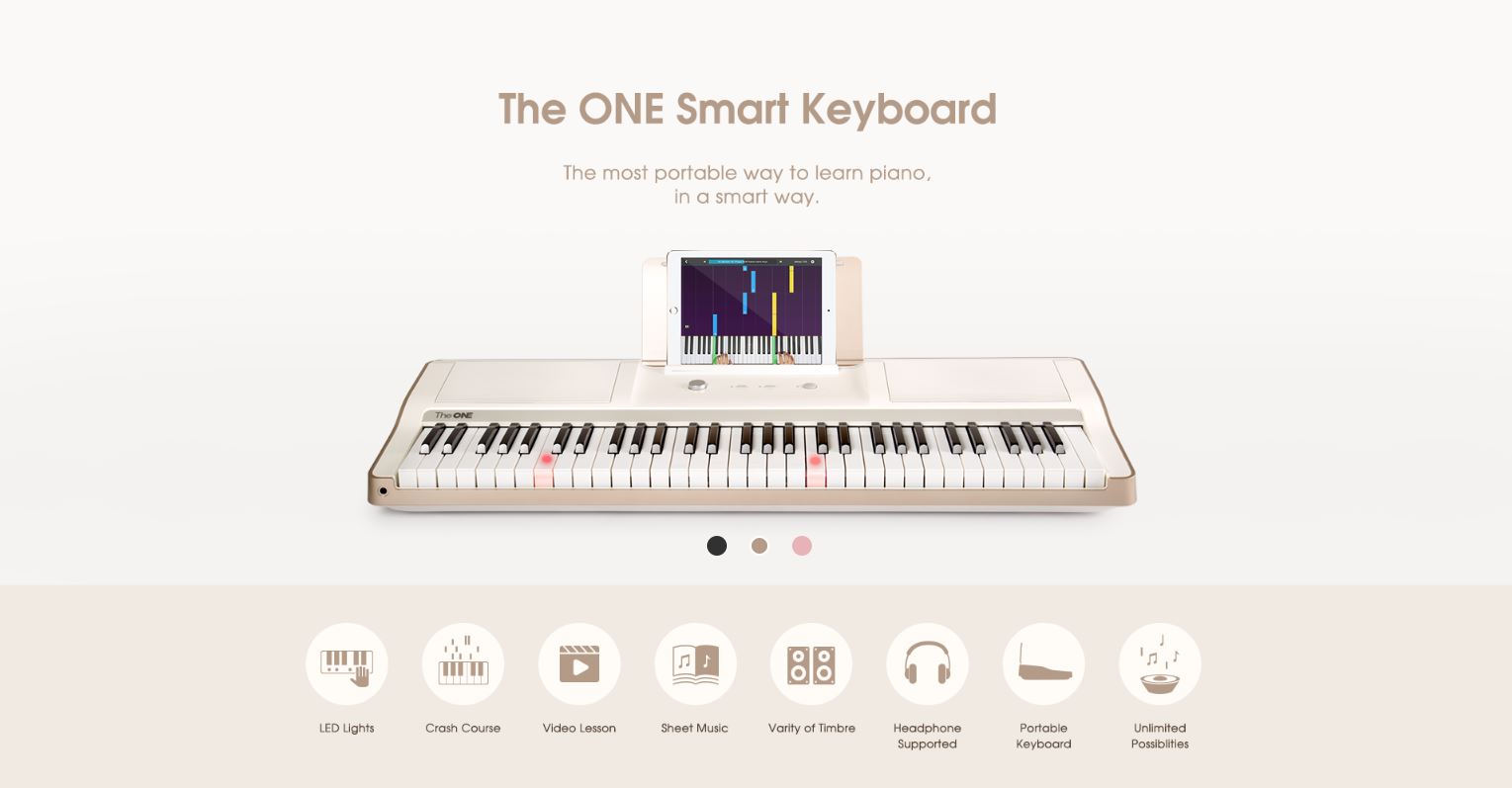 Đàn piano điện thông minh The ONE Light Keyboard