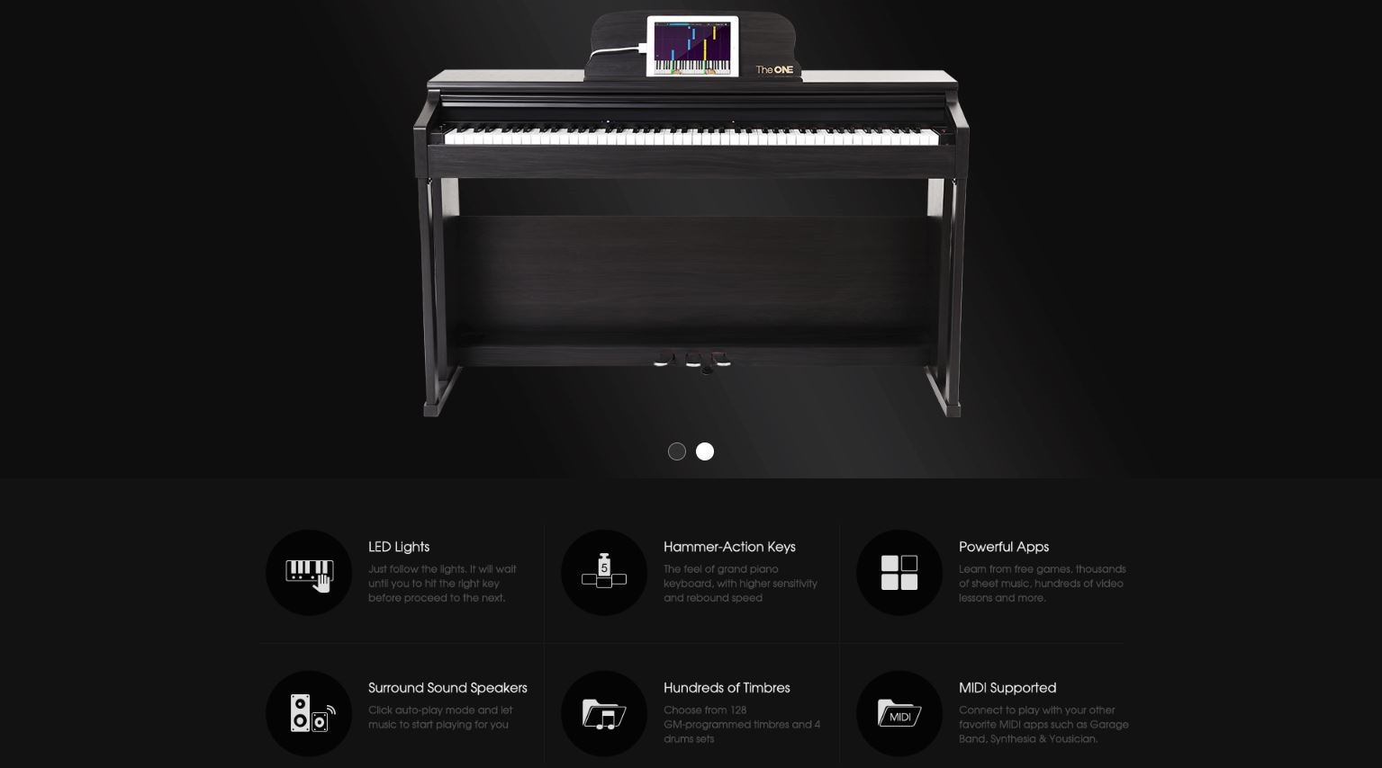 Đàn piano thông minh The ONE Smart Piano