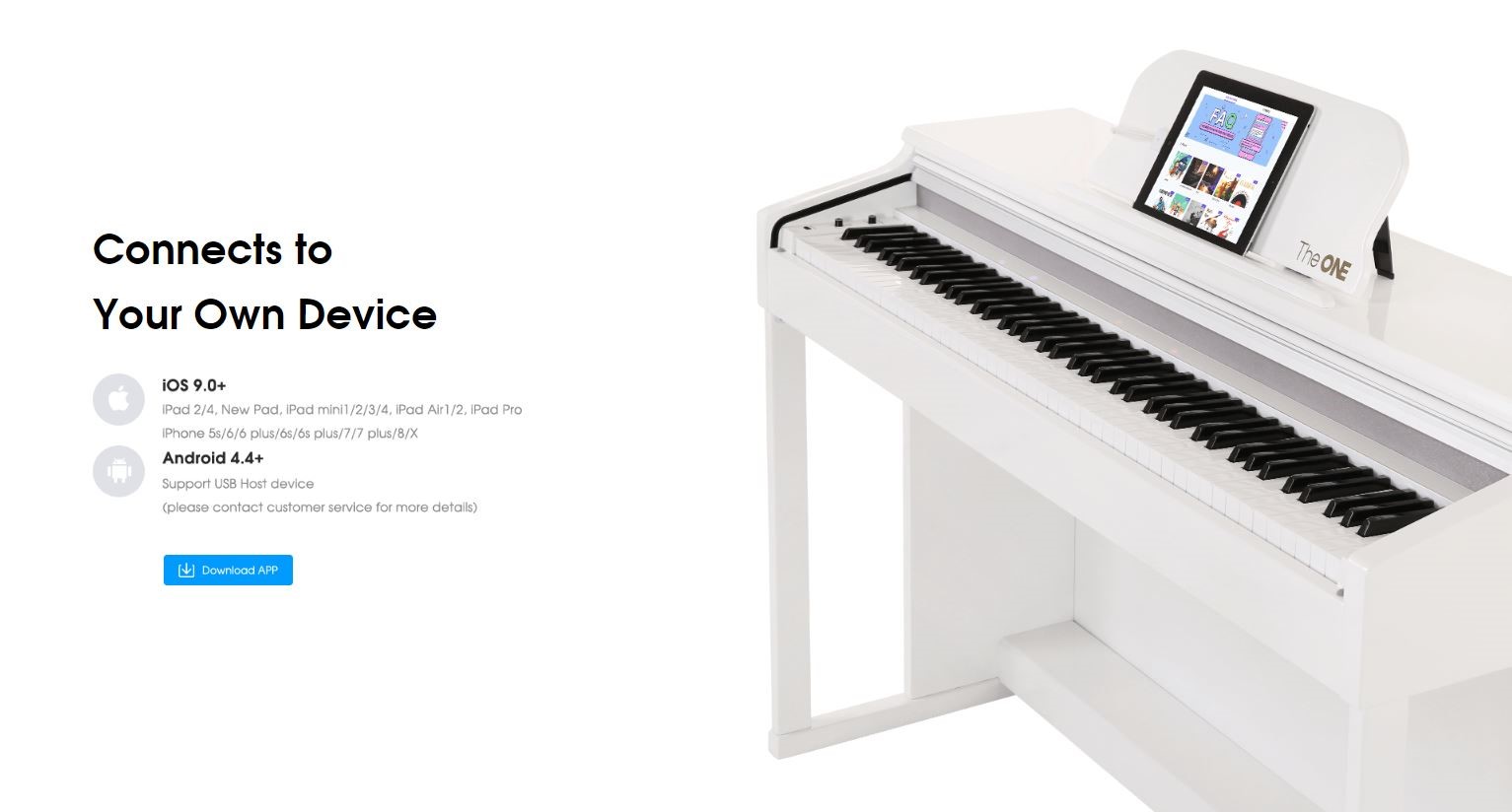 Đàn piano thông minh The ONE Smart Piano