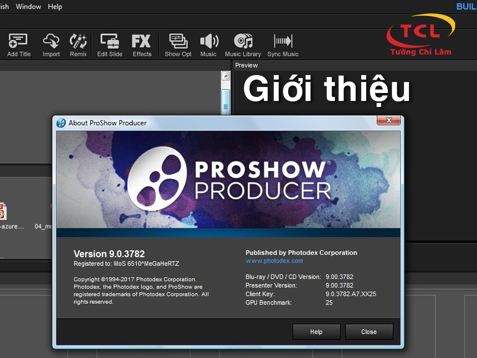 Giới thiệu Proshow Producer