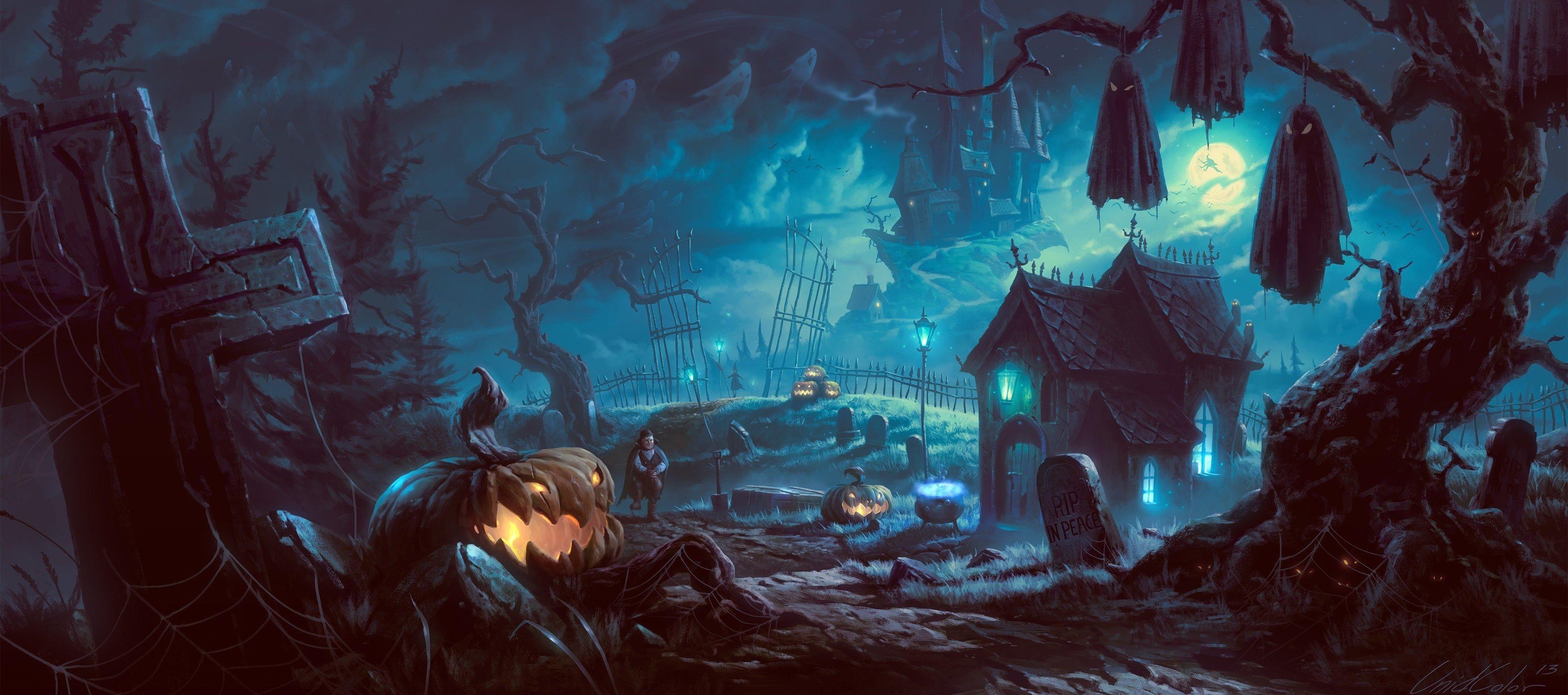 Bộ sưu tập hình nền Halloween cho máy tính  Downloadvn