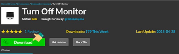 Phần mềm Turn Off Monitor