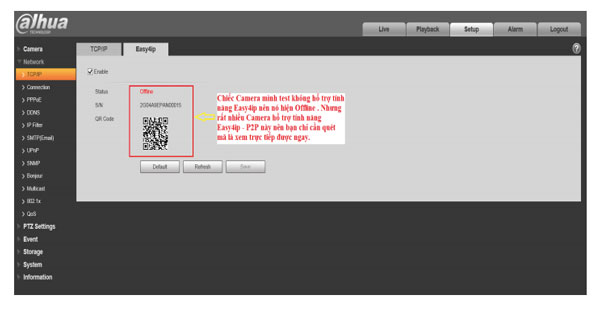 Kết nối bảo mật trước khi cài đặt camera ptz Dahua cơ bản