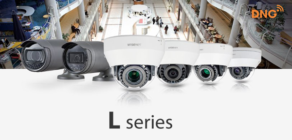 cam Wisenet L series gồm dạng dome và thân trụ