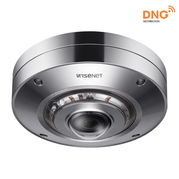 Camera ngoài trời siêu nét fisheye Wisenet ip 12MP XNF-9010RS